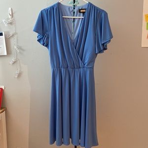 Blue flowy dress from Alexia Admor